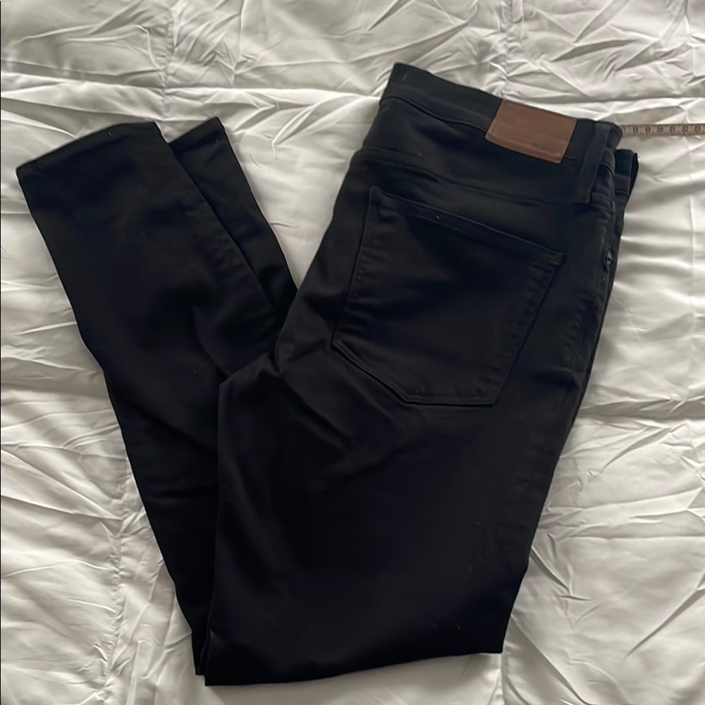 Black Madewell Skinny Jeans - midrise